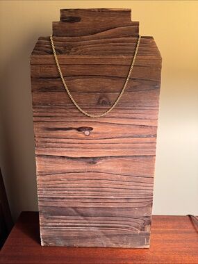 Tripar International Natural Brown Wood Necklace Stand - Large Wood Neck Form